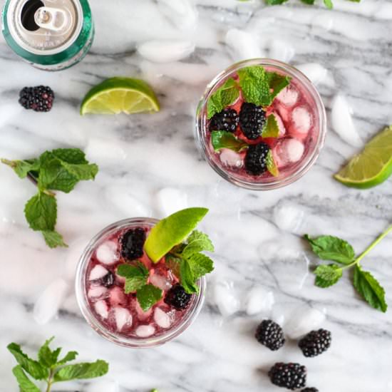 Blackberry Ginger Bourbon Smashes - Recipe photo by pumpkinandpeanutbutter