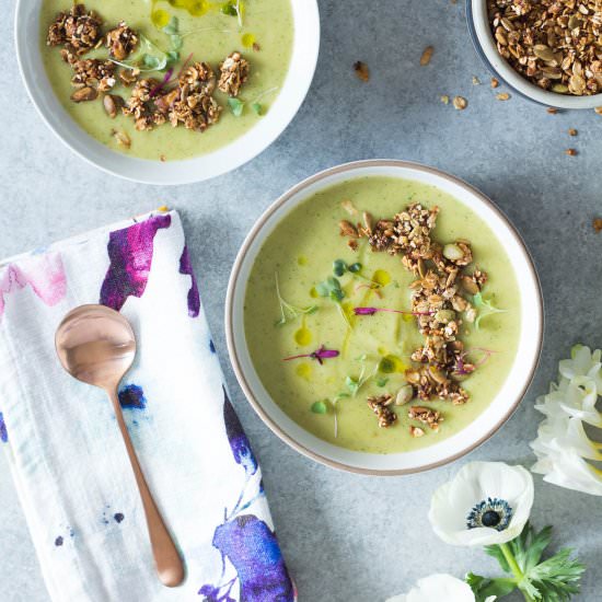 Romanesco Soup - Recipe photo by lepetitchefsb