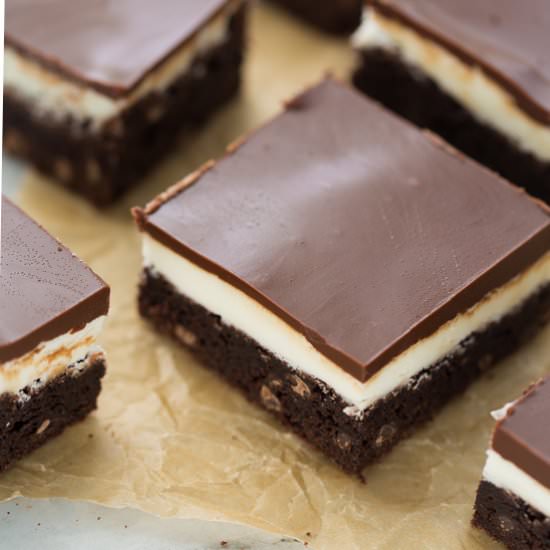 Gluten-Free Mint Brownies - Recipe photo by meaningfuleats