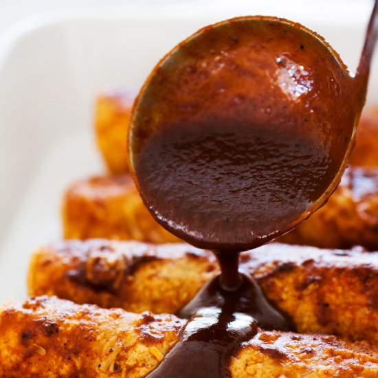 Homemade Red Enchilada Sauce - Recipe photo by thepkpway