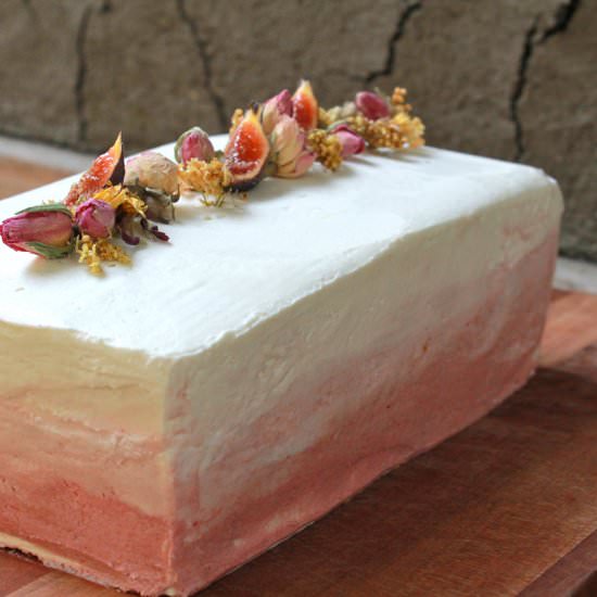 Elderberry Cake + Buttercream - Recipe photo by wherethewildcakegrows