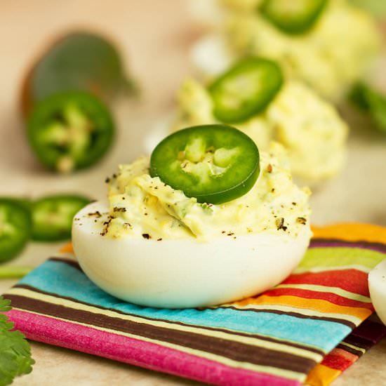 Spicy Deviled Eggs - Recipe photo by ilonaspassion