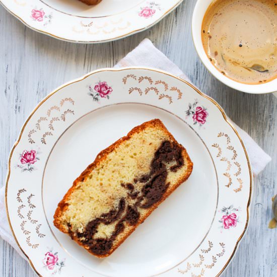 Vanilla & Homemade Nutella Cake - Recipe photo by My Little Expat Kitchen
