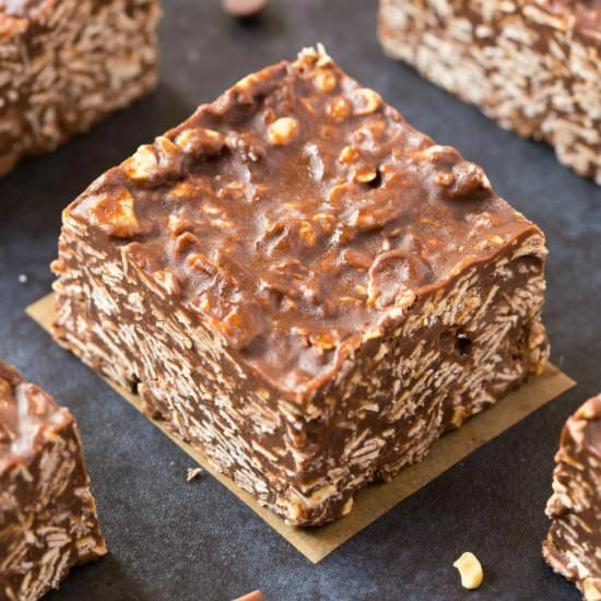 No Bake Chewy Bars - Recipe photo by thebigmansworld