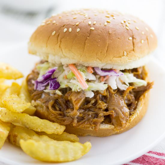 Crock Pot Barbecue Pulled Pork - Recipe photo by thegraciouswife