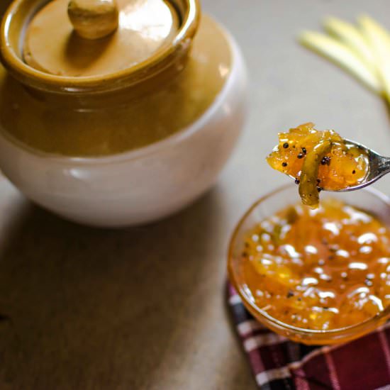 Raw Mango Sweet Pickle - Recipe photo by poojanadkarni