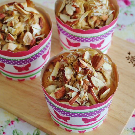 Pear and Peach Muffins Recipe - Recipe photo by springtomorrow