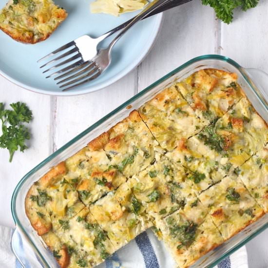 Artichoke Frittata - Recipe photo by themillennialcook