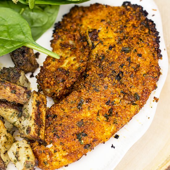 Easy Parmesan Crusted Tilapia - Recipe photo by tastefullyeclectic