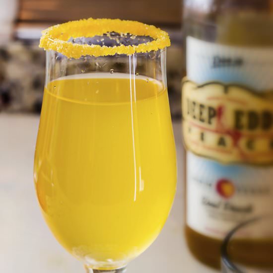 3-Ingredient Peach Lemonade Martini - Recipe photo by tastefullyeclectic