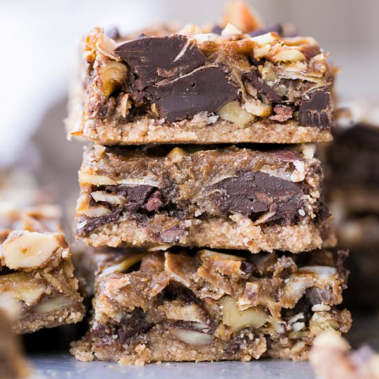Paleo Magic Cookie Bars - Recipe photo by bakerita