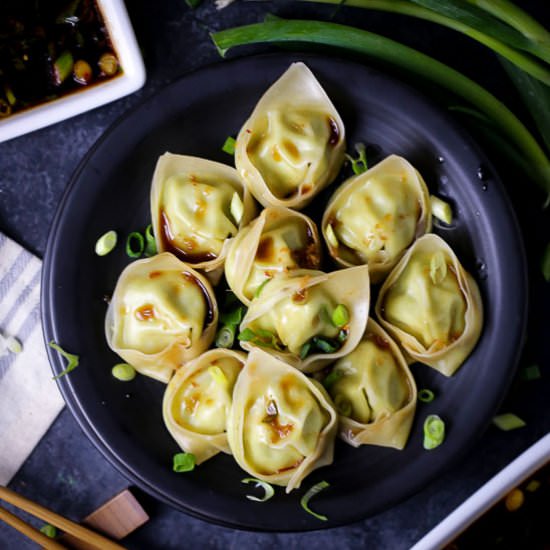 Edamame Dumplings - Recipe photo by whatshouldimakefor