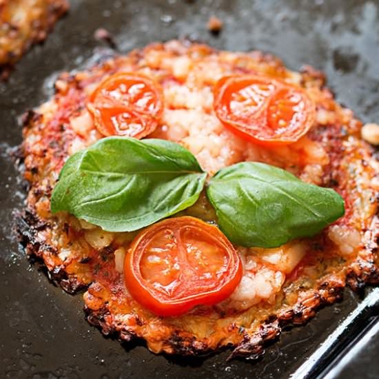 Vegan Mini Cauliflower Pizzas (GF) - Recipe photo by thehealthytart