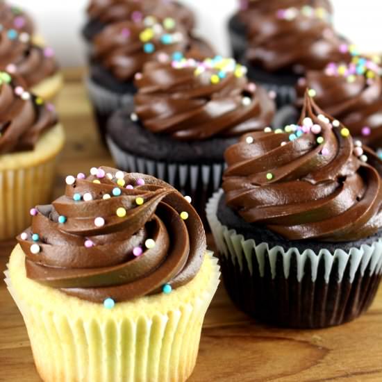 Vegan Fudge Cupcakes - Recipe photo by GretchensBakery