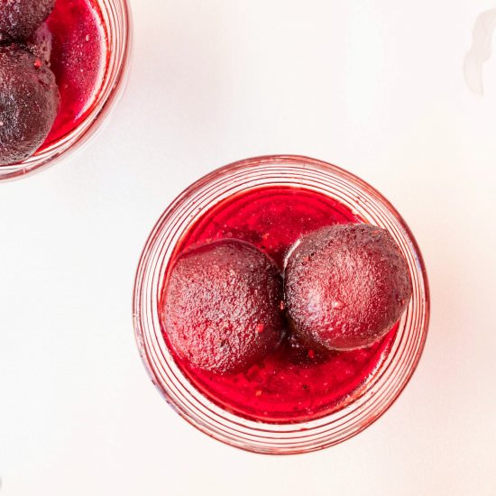 Gulab Jamun in Cardamom Sugar Syrup - Recipe photo by dimpieekitchen