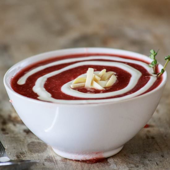 Cold Plum Soup - Recipe photo by TacoBoutFood