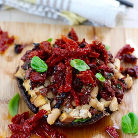 Sun-dried Tomato Stuffed Mushroom - Recipe photo by foodgalleygab