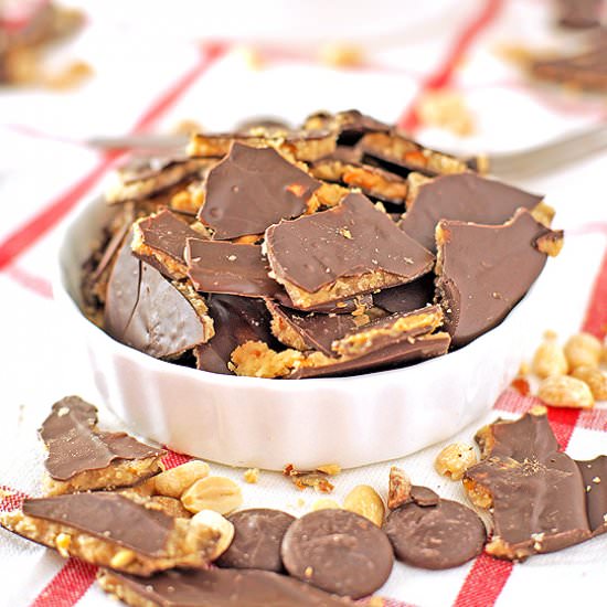 Chocolate Peanut Butter Pieces - Recipe photo by TheSugarSandBox