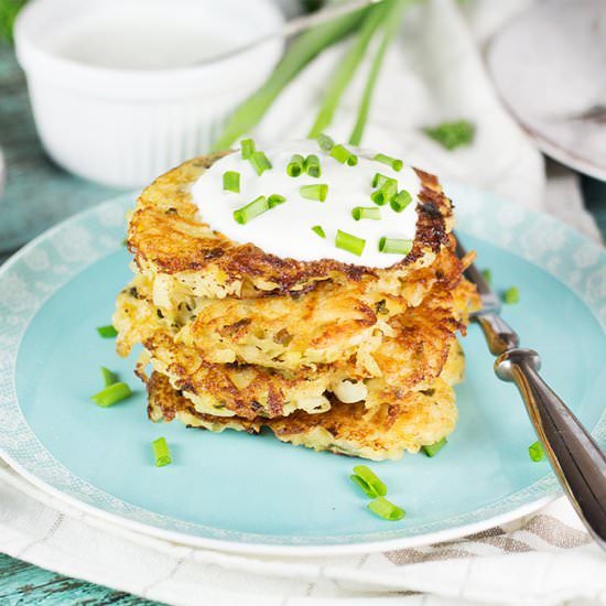German Potato Pancakes - Recipe photo by cookingtheglobe