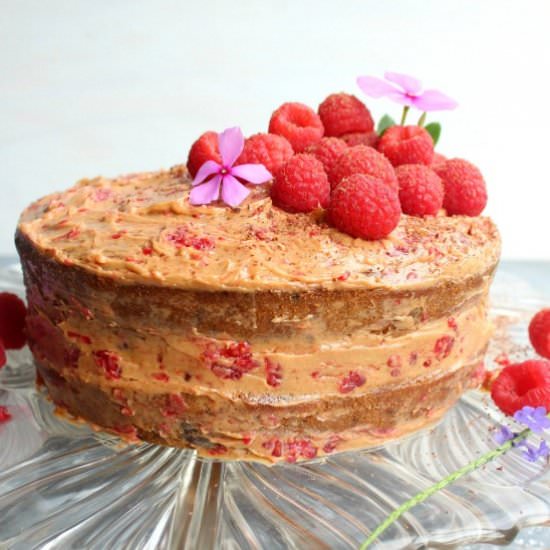 Chocolate Chip Raspberry Coffee Cak - Recipe photo by berry sweet life