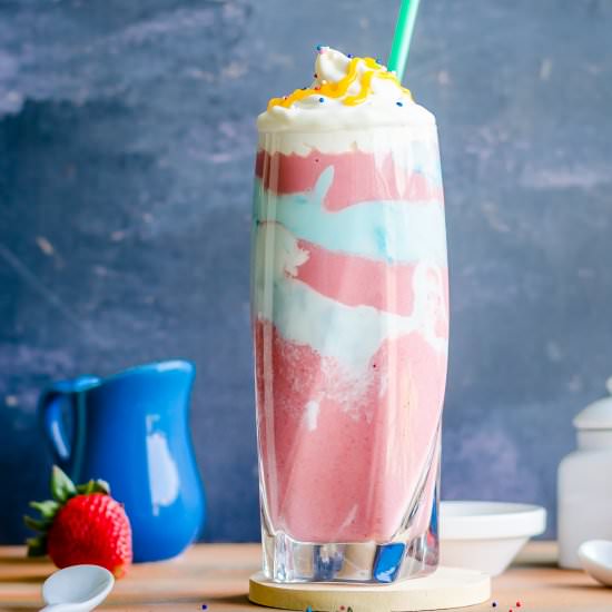 Unicorn Smoothie - Recipe photo by Herbivore Cucina