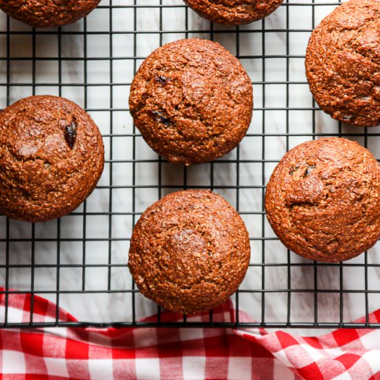 Bacon Molasses & Date Bran Muffins - Recipe photo by the food blog