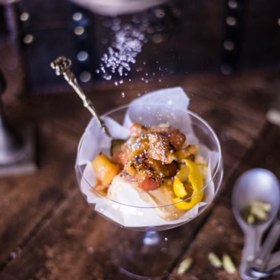 Lavender & Apple Butter Glaze - Recipe photo by TacoBoutFood