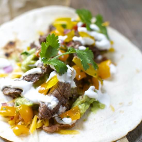 Carne Asada Tacos - Recipe photo by hungerthirstplay