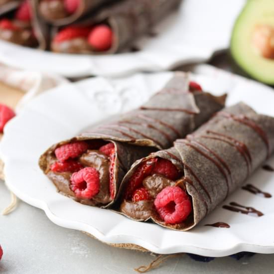 BERRY BUCKWHEAT CREPES AVOCADO - Recipe photo by AbbeysKitchen