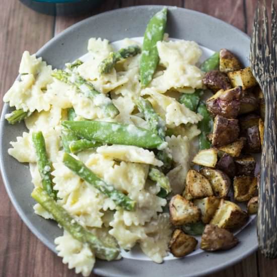 Creamy White Bean Pasta - Recipe photo by yupitsvegan