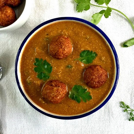 Lauki Kofta (Indian Squash) Curry - Recipe photo by CurryandVanilla