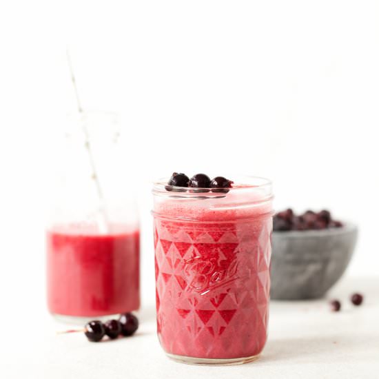 Coconut Blackcurrant Smoothie - Recipe photo by littlesugarsnaps