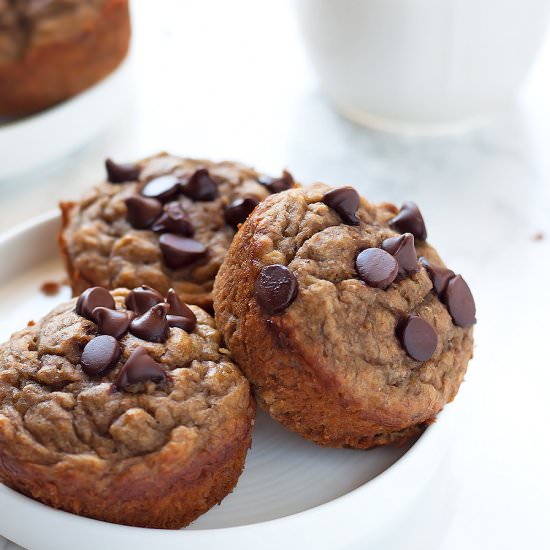 Banana Chocolate Chip Muffins - Recipe photo by asassyspoon