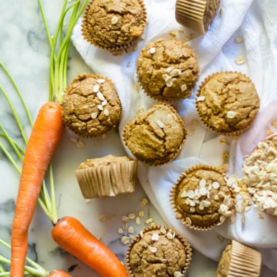 Egg-Free Carrot Apple Muffins - Recipe photo by Thenaturalnurturer