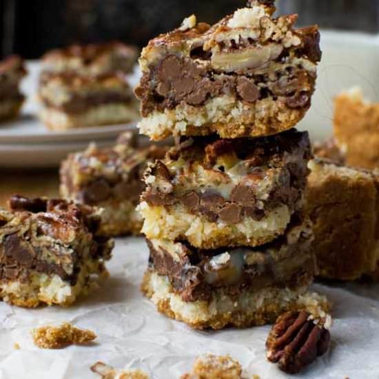 No Bowl Chocolate Pecan Bars - Recipe photo by scrummy2610