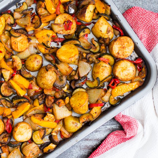 Spicy Mediterranean Roast Vegetable - Recipe photo by thebellephant