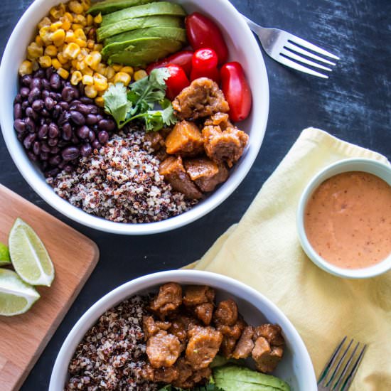 Southwest Buddha Bowl - Recipe photo by nutfreevegan