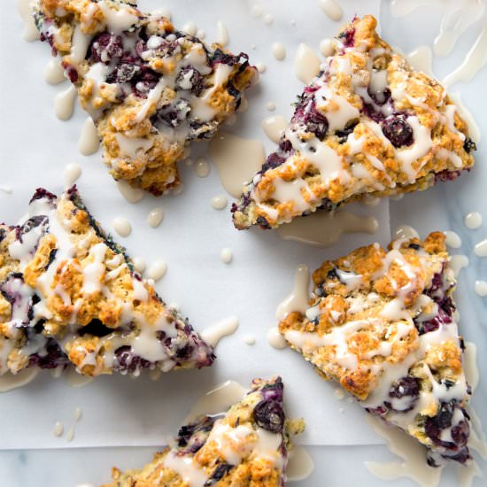 Vegan Blueberry Scones - Recipe photo by PicklesNHoney