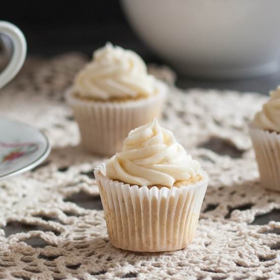 Earl Grey Cupcakes - Recipe photo by GoodieGodmother