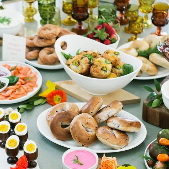 Bright Spring Bagel Brunch - Recipe photo by Inspired by This