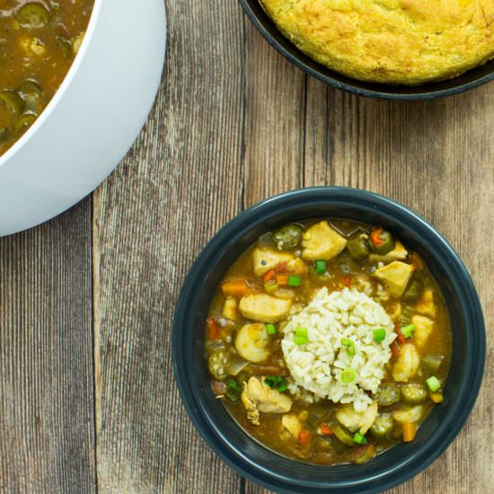 Chicken Shrimp Gumbo - Recipe photo by Bites of Flavor