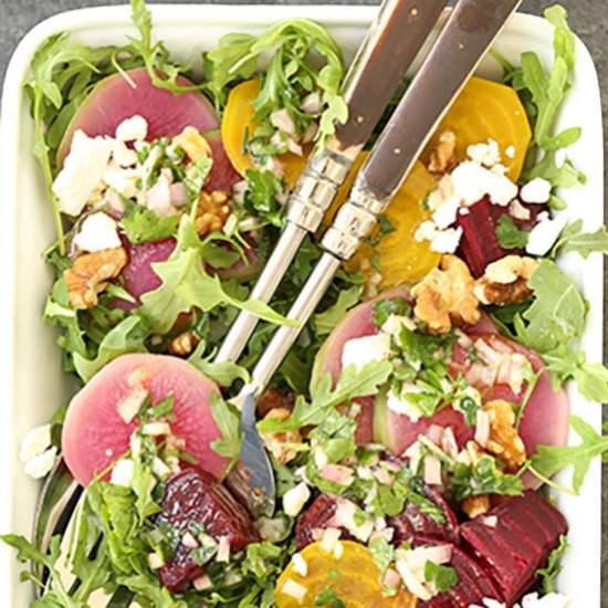Colorful Beet Salad - Recipe photo by The Harvest Kitchen