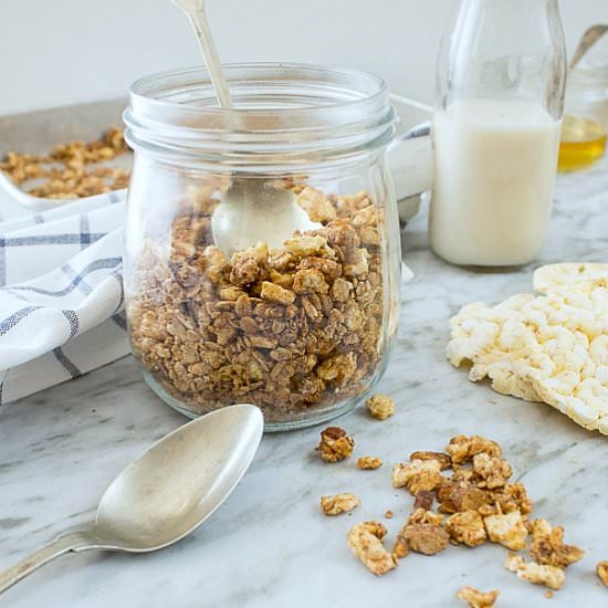 Corn Crackers Granola - Recipe photo by Nemacreditoqueesaudavel