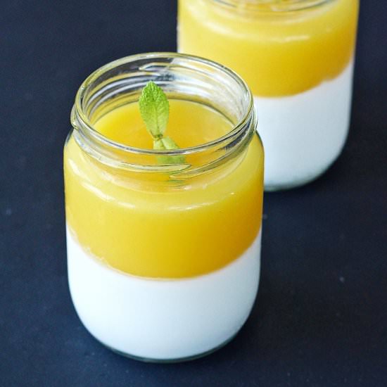 Mango Coconut Pudding - Recipe photo by Couple Eats Food