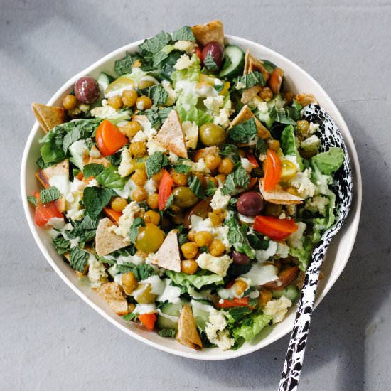 Greek Chopped Salad - Recipe photo by wholeheartedeats