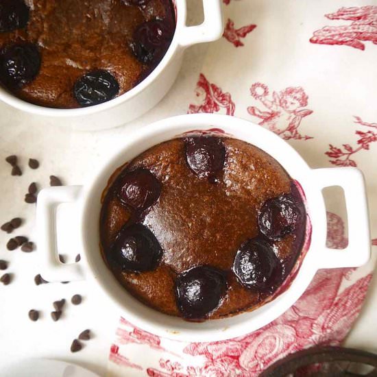 Paleo Fondant Au Chocolat - Recipe photo by perchancetocook.com