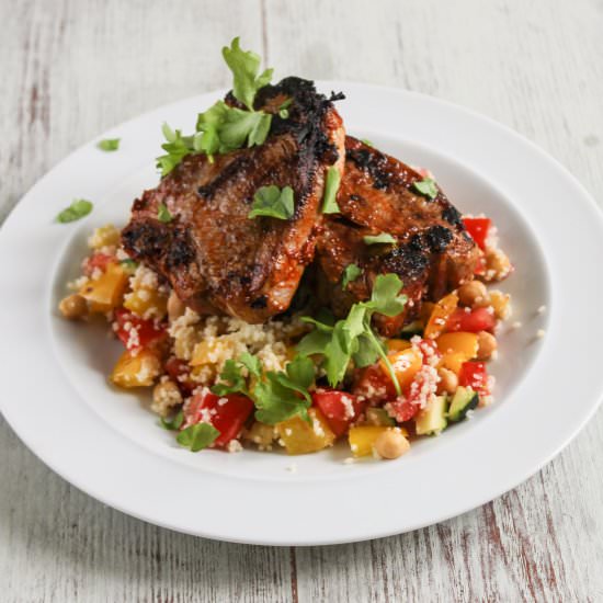Harissa Lamb with Cous Cous - Recipe photo by EatLikeYouLoveYourself