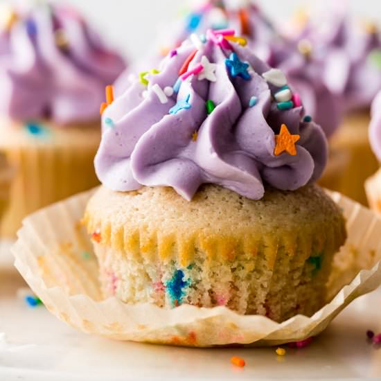 Soft and Fluffy Funfetti Cupcakes - Recipe photo by sallysbakingaddiction