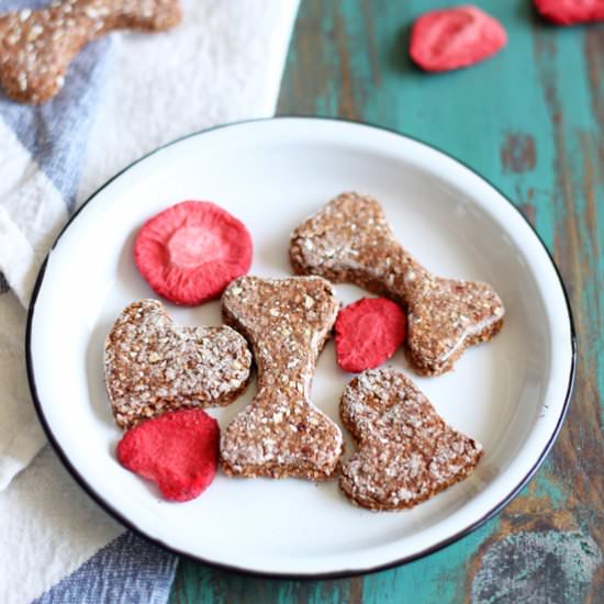 Strawberry Dog Treats - Recipe photo by Wild wild whisk