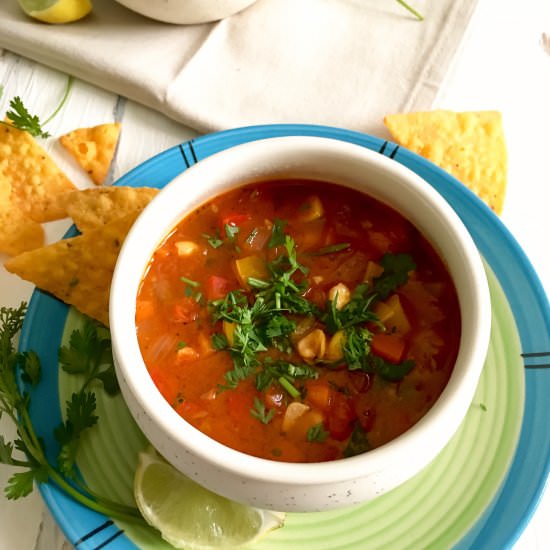 Mexican Vegetable Soup - Recipe photo by polkapuffs